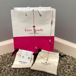 Kate Spade Earrings and Necklace